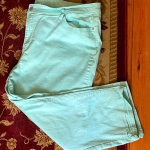Westport Mint Green Capris